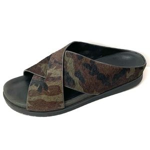 Gentle Souls Black Rock X-Band Sandal